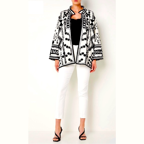 Gerard Darel Emerson Slim Cotton Blend Trousers - Picture 2 of 11